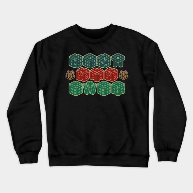 Best dad ever Cubes Crewneck Sweatshirt by Sarcastic101